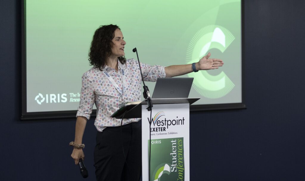Dr Jo Foster presents at the 2026 IRIS conference